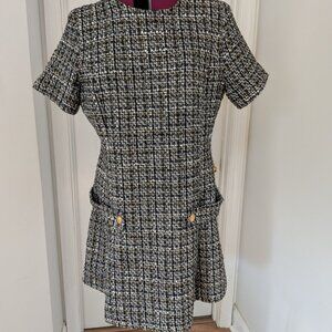 Black and White Mini Dress